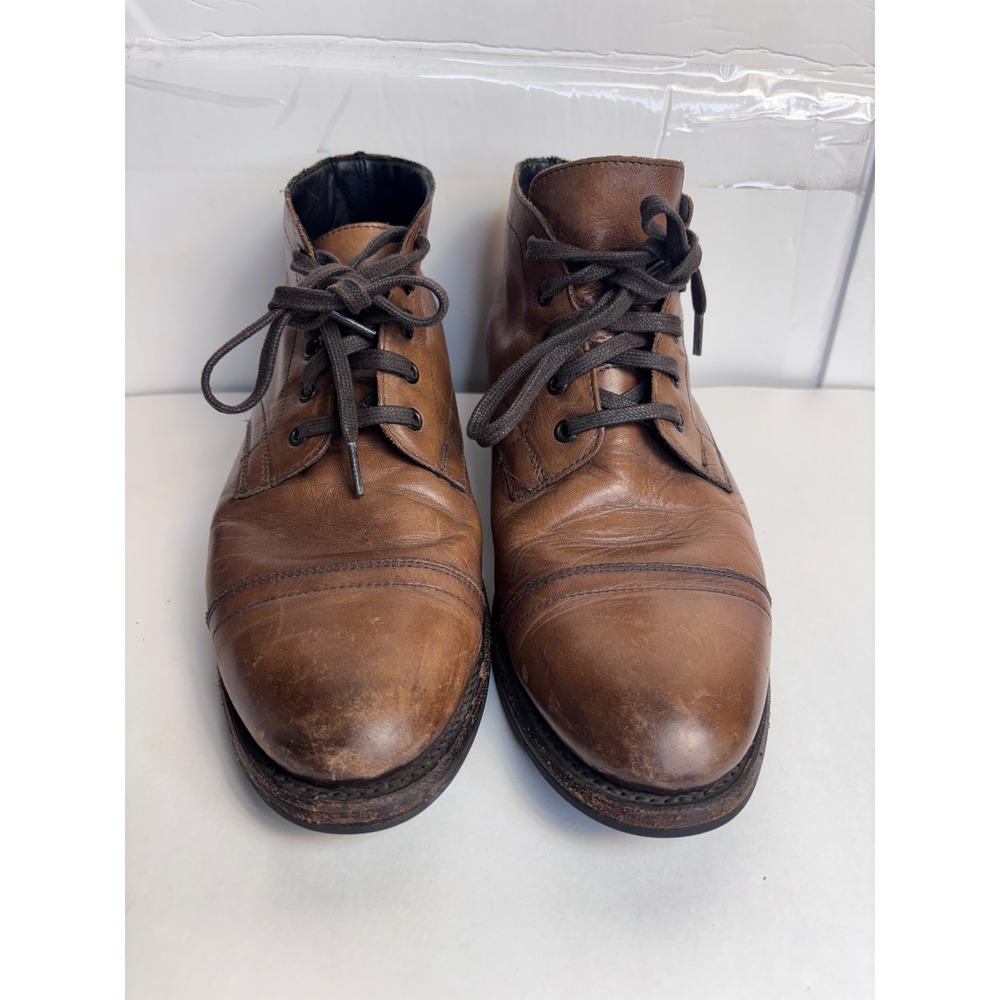 Thursday Boot Co Everyday Brown Leather Cap Toe Chukka Boots Mens 8 WLN CAD
